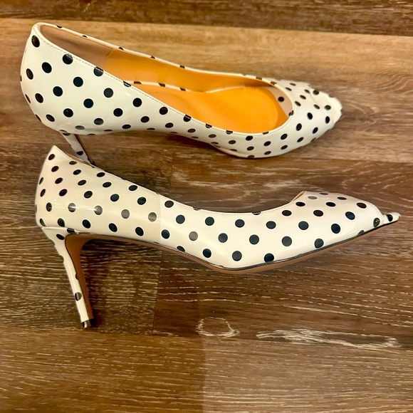 Women’s size 13 polka dot heels - Picture 1 of 2